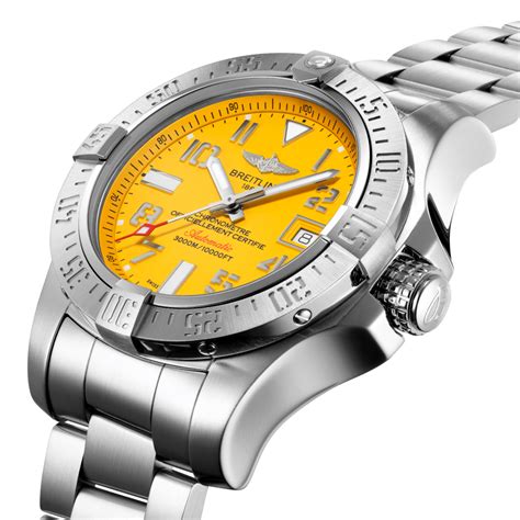 breitling avenger ii seawolf yellow dial review|breitling avenger ii seawolf yellow.